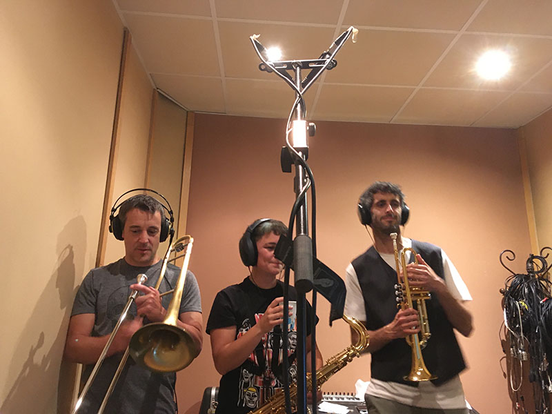 Grabación vientos estudio